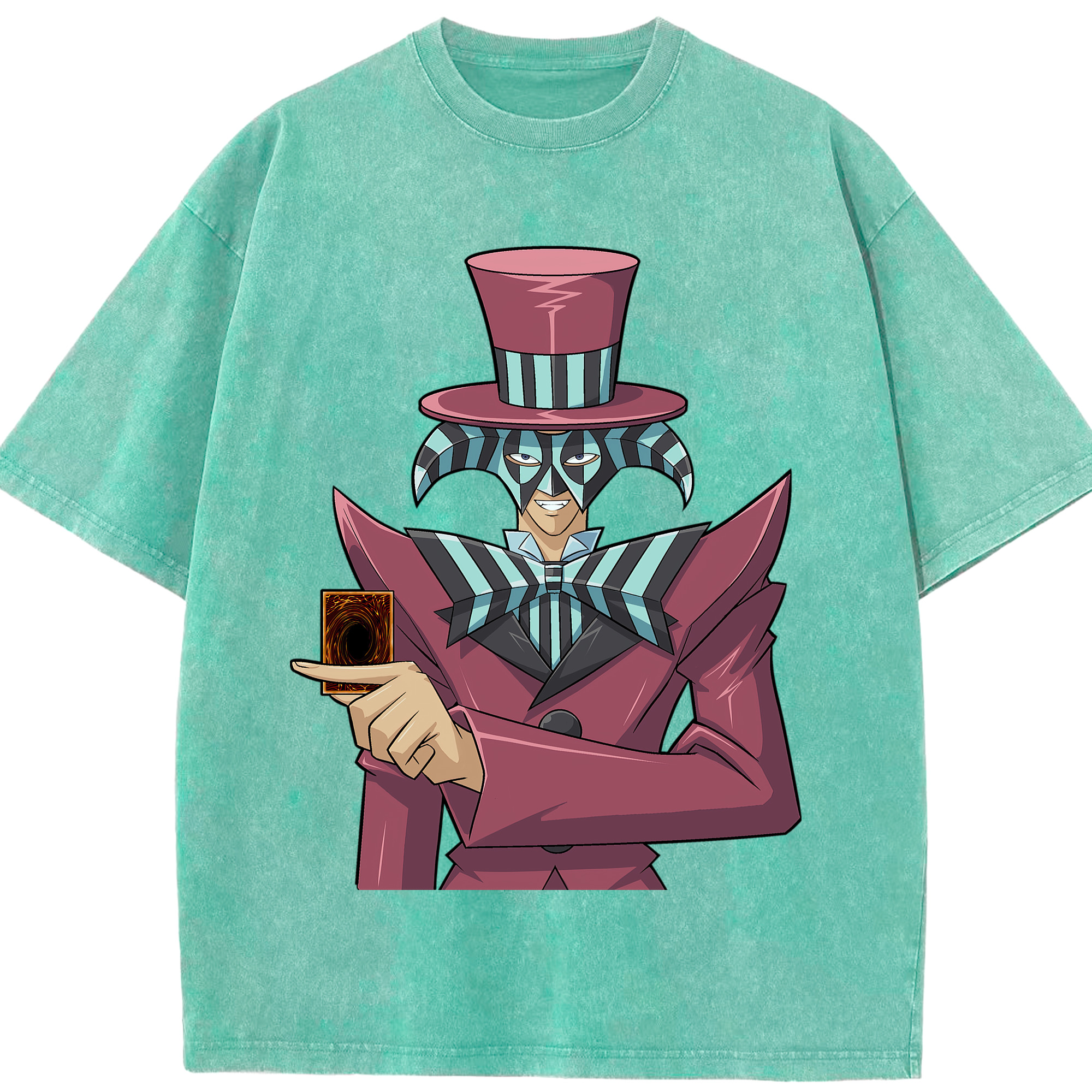 （画像用） 遊☆戯☆王 Yu-Gi-Oh! 綿100% ヴィンテージ風 半袖Tシャツ（フロントプリント）